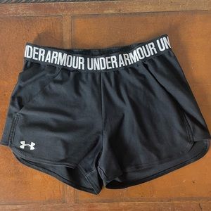 Black Under Armour Workout Shorts